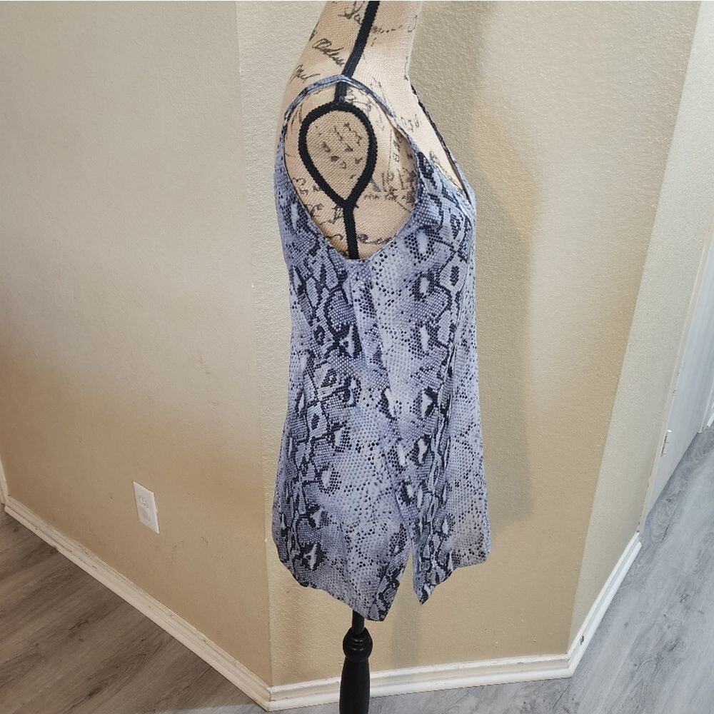 Tobi Tunic Length Python Snakeskin Print Tank Top… - image 3